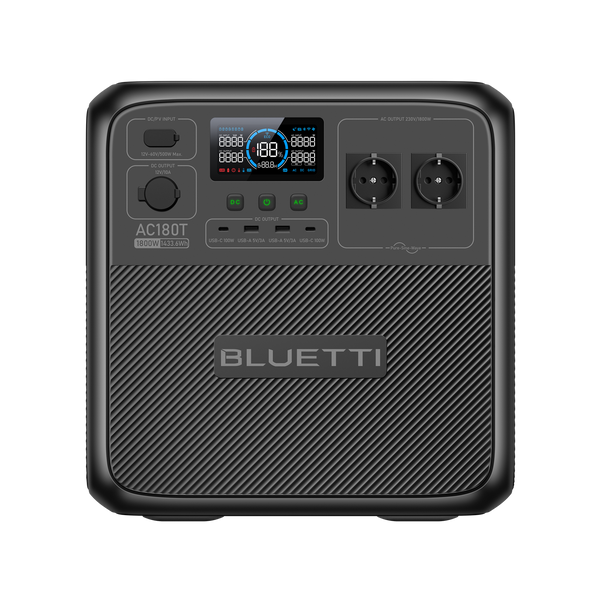 BLUETTI AC180T Solar Portable Power Station | 1.800W 1.433Wh