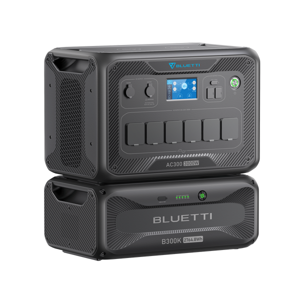 BLUETTI AC300+B300K Back-up batterij voor thuis | 3.000W 2.764,8Wh