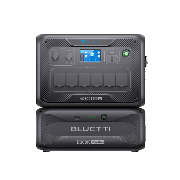 BLUETTI AC300+B300K Home Battery Backup | 3.000W 2.764,8Wh