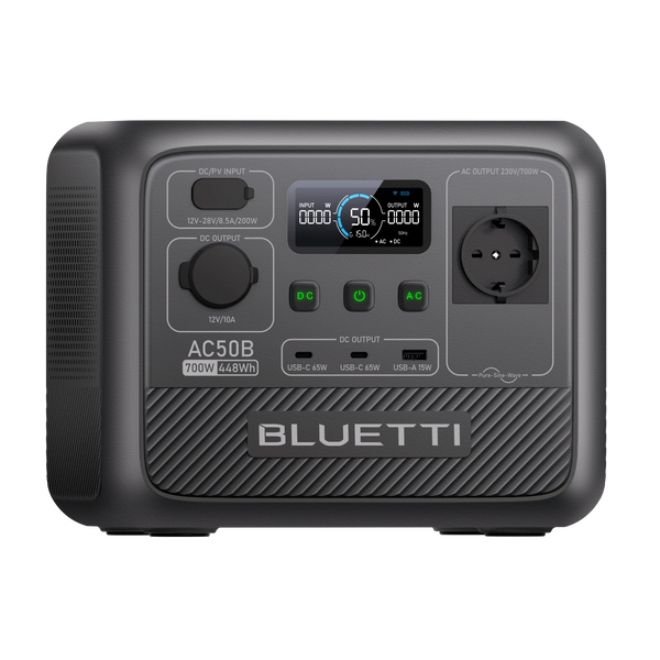 BLUETTI AC50B Tragbares Kraftwerk | 700W 448Wh